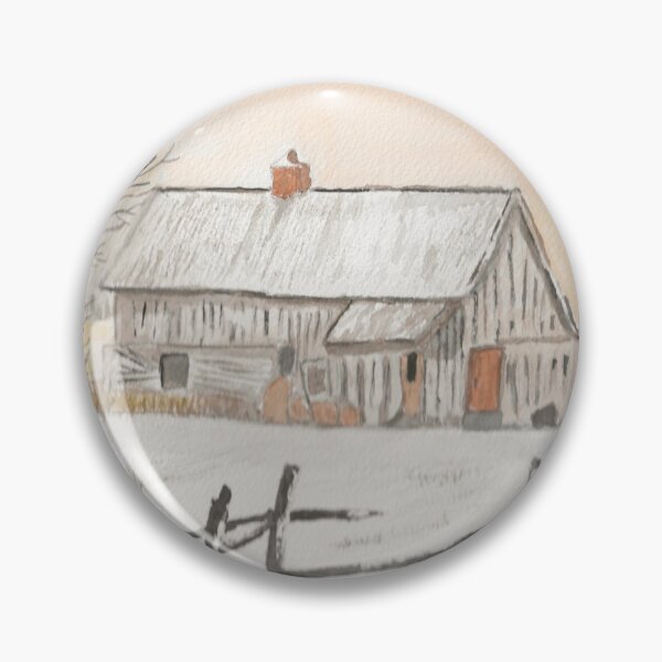 Item preview, Old barn in winter designed and sold by CeeJayMay.