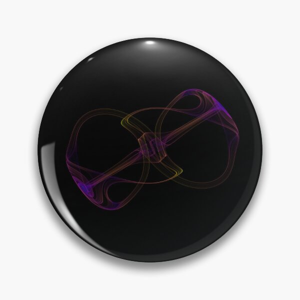 Item preview, Thomas Cyclically Symmetric Attractor - Neon Volumetric Math Art designed and sold by CosmicEquations.