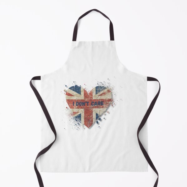 Item preview,  I Don't Care - Union Jack - minimal typography  designed and sold by Here, Then.
