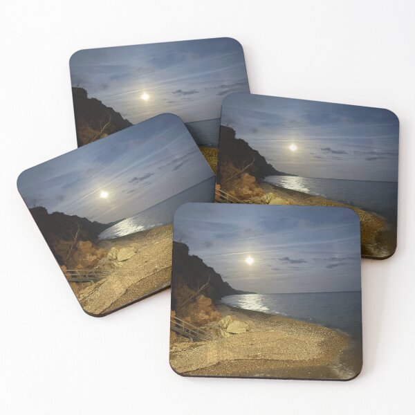 Item preview, Moonlit beach designed and sold by LaneAndLens.