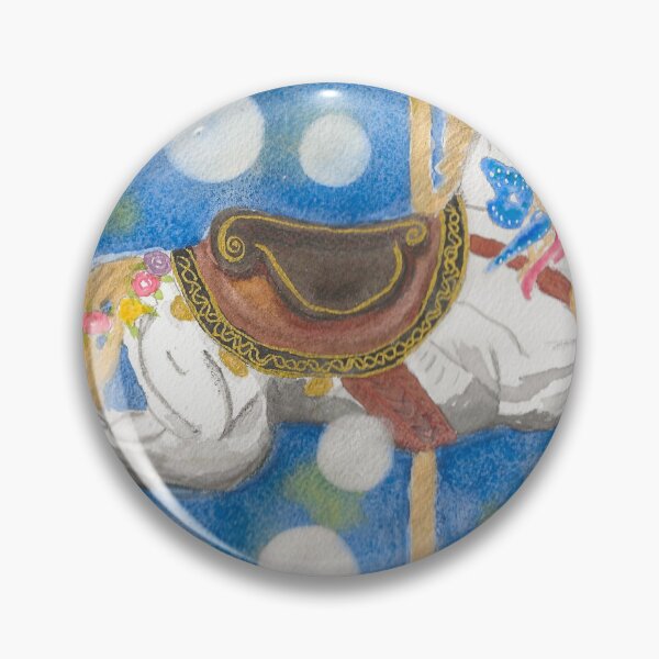 Item preview, Carousel unicorn watercolor painting designed and sold by CeeJayMay.