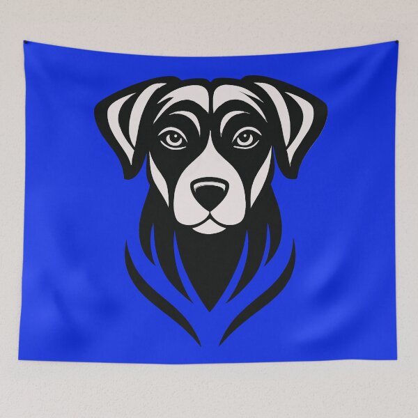 Item preview, Stylized Black Dog Modern Design 3 designed and sold by DigitalandPhoto.