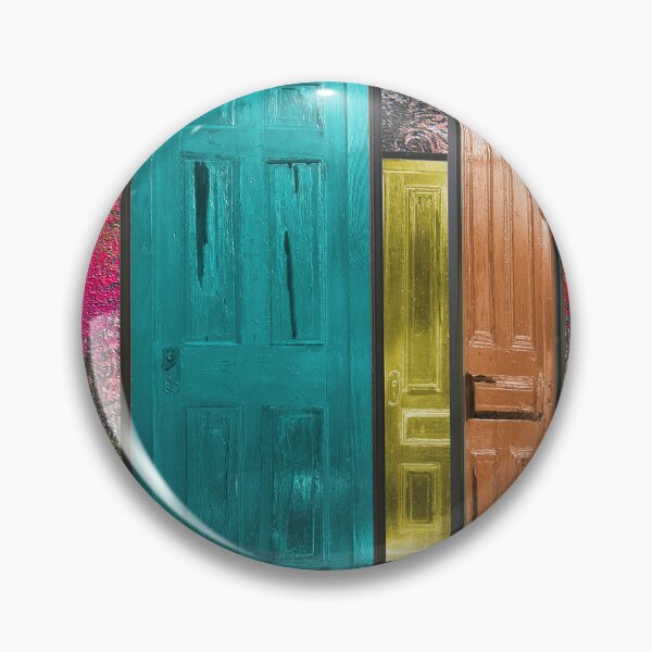 Item preview, Colored Doors Against a Colorful Textured Background designed and sold by BostonArcImage.