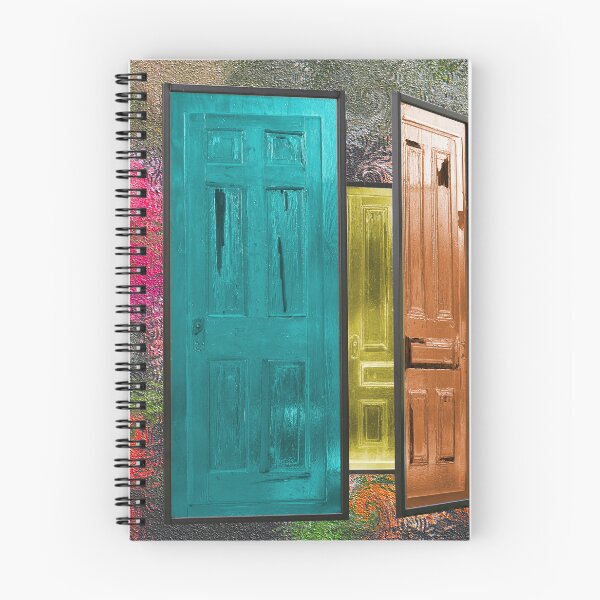 Item preview, Colored Doors Against a Colorful Textured Background designed and sold by BostonArcImage.