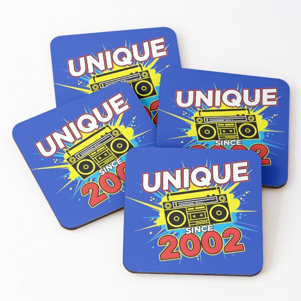 Item preview, Unique Since 2002 – Retro Boombox & Street Style Design for your birthday designed and sold by Fuechse.