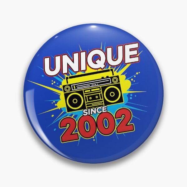 Item preview, Unique Since 2002 – Retro Boombox & Street Style Design for your birthday designed and sold by Fuechse.
