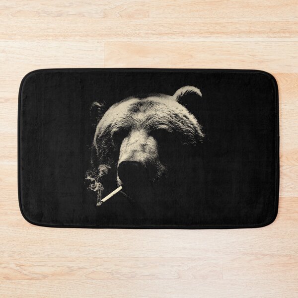 Item preview, Bear Smoking Cigarette Low Key Portrait designed and sold by k3rstman1.