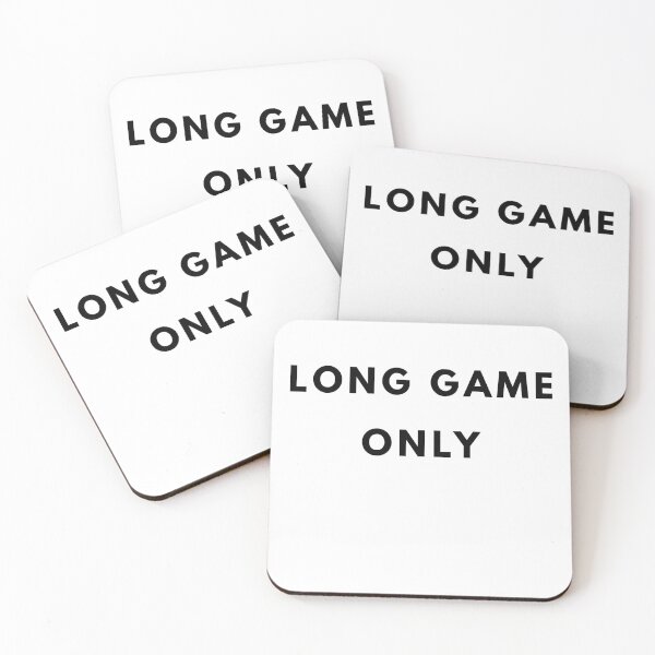 Item preview, Long Game Only – Minimalist Entrepreneur Mindset Quote designed and sold by GrowthInkStudio.
