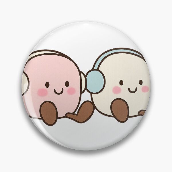 Item preview, Amuseable Toastie Pink And White Marshmallows designed and sold by DecalRush.