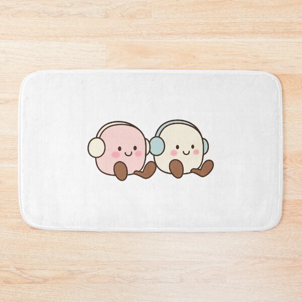 Item preview, Amuseable Toastie Pink And White Marshmallows designed and sold by DecalRush.