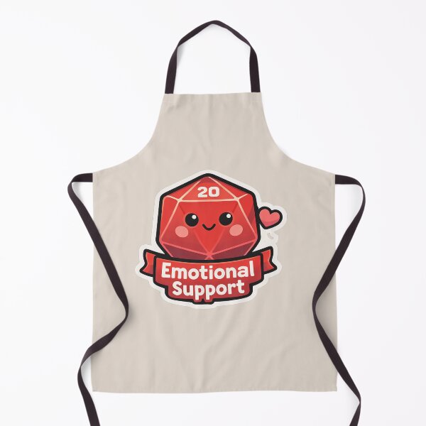 Item preview, Emotional support D20 designed and sold by LadyFullmetal.