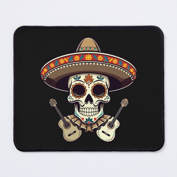 Item preview, cinco de mayo Sugar Skull Mariachi Sombrero designed and sold by GrumpySableye.