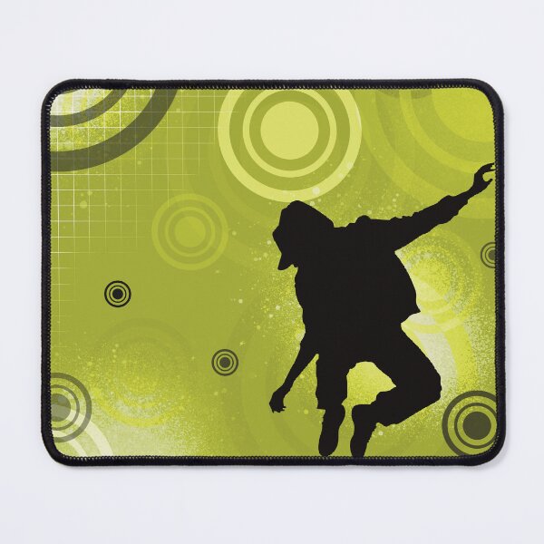 Item preview, Frutiger Metro hip hop silhouette with goovy circles designed and sold by Pics'Elle Creations.