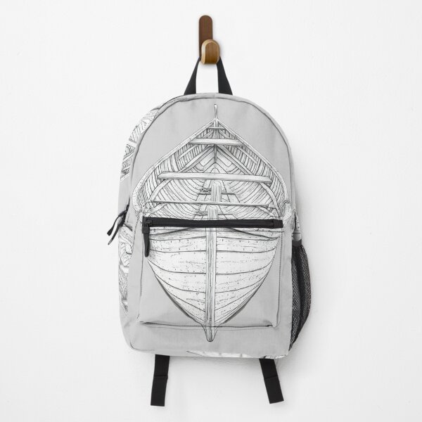 Item preview, Vintage Wooden Rowboat Nautical Coastal Maritime Illustration designed and sold by Shoot-The-Moon.