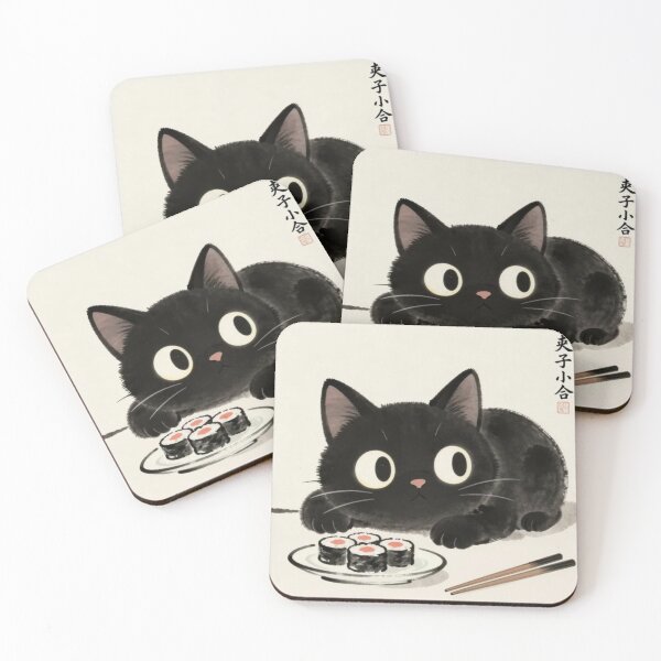 Aperçu de l'œuvre Chat Maki créée et vendue par Live4Create-Shop.
