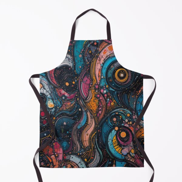 Item preview, Painted wild reality tech pattern in boho aesthetic designed and sold by Hot4Shirt.