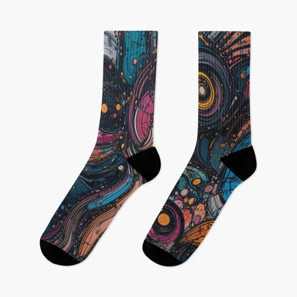 Item preview, Painted wild reality tech pattern in boho aesthetic designed and sold by Hot4Shirt.