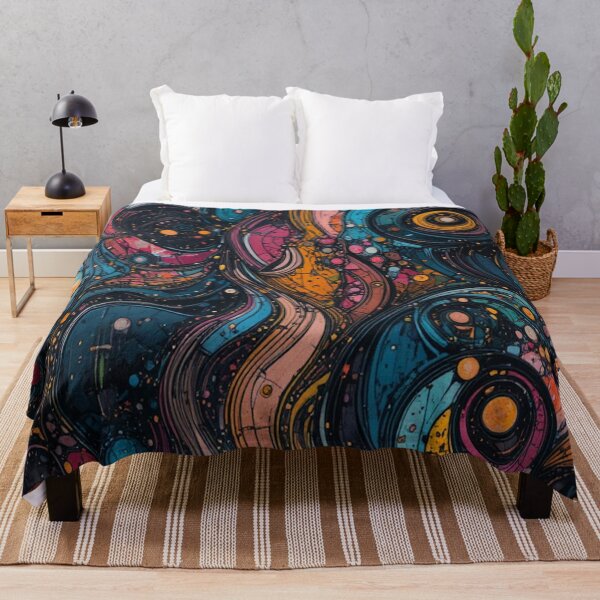 Item preview, Painted wild reality tech pattern in boho aesthetic designed and sold by Hot4Shirt.