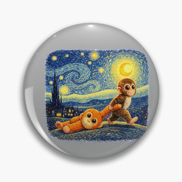 Item preview, Starry Night Inspired Monkey Punch Swirling Cut Monkey Punch designed and sold by KathieFaugh.