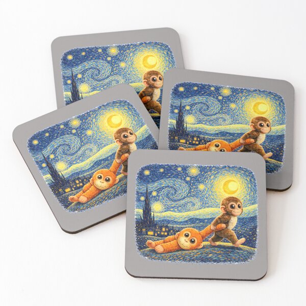 Item preview, Starry Night Inspired Monkey Punch Swirling Cut Monkey Punch designed and sold by KathieFaugh.