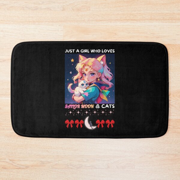 Item preview, Just A Girl Who Loves Sailor Moon & Cats designed and sold by Tokyotopia.