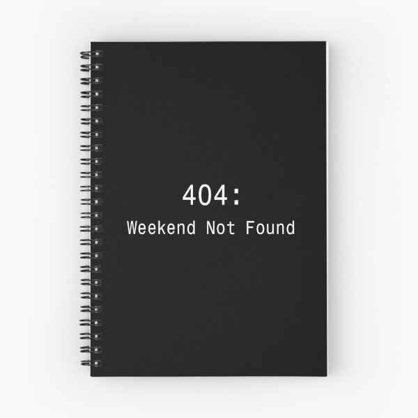 Artikelvorschau, 404 Wochenende nicht gefunden - Lustiger Entwickleraufkleber entworfen und verkauft von DruckByte.