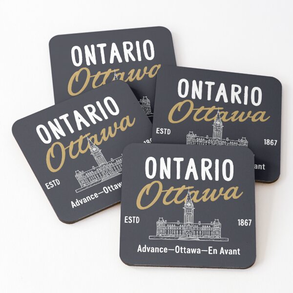 Item preview, Ottawa Canada Parliament Simple Motto Pride designed and sold by HowToCanadian.