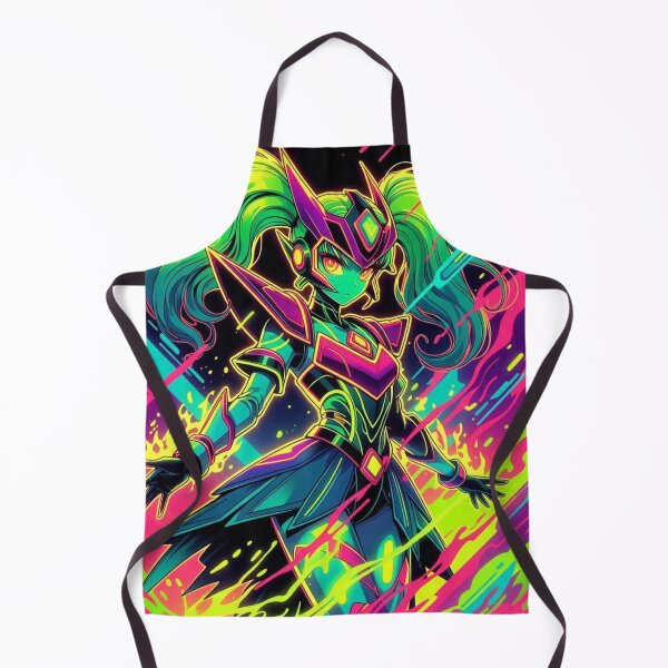 Item preview, Neon Cyber Maiden: Toxic Pink & Green designed and sold by RadaQueen.