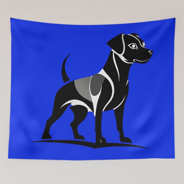 Item preview, Stylized Black Dog Modern Design 4 designed and sold by DigitalandPhoto.