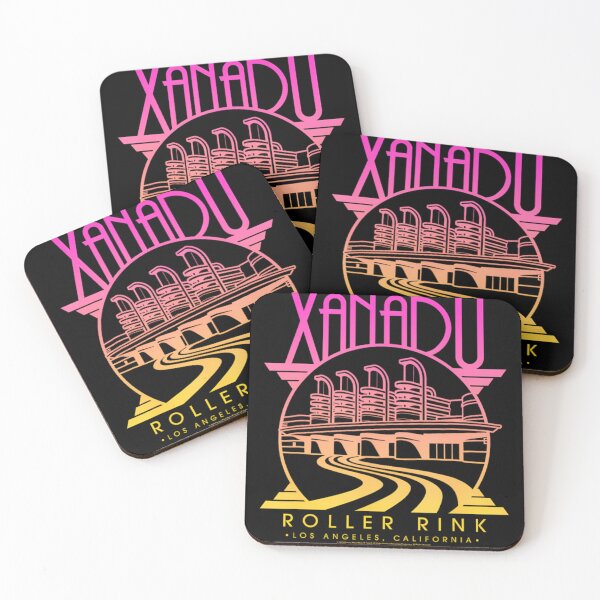 Item preview,  Olivia Newton John Xanadu Roller Rink Pink Yellow designed and sold by Animearter.
