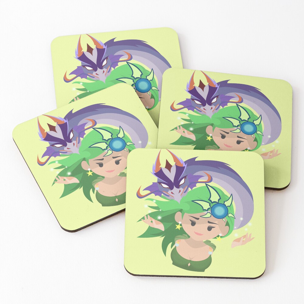 Item preview, Coasters (Set of 4) designed and sold by Plateandoatcake.