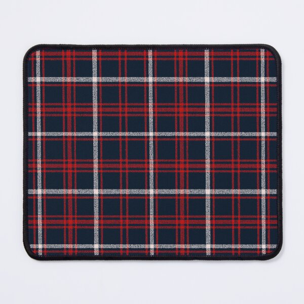 Item preview, Boston Red Sox plaid tartan  designed and sold by Broken Antler Designs .