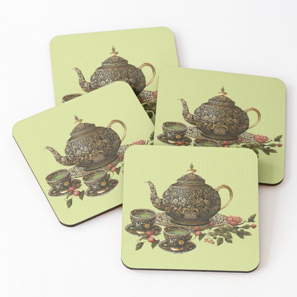 Item preview, Vintage Tea Cup and Spoon | Vintage Art designed and sold by UnhingedBird.