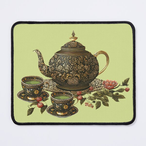 Item preview, Vintage Tea Cup and Spoon | Vintage Art designed and sold by UnhingedBird.