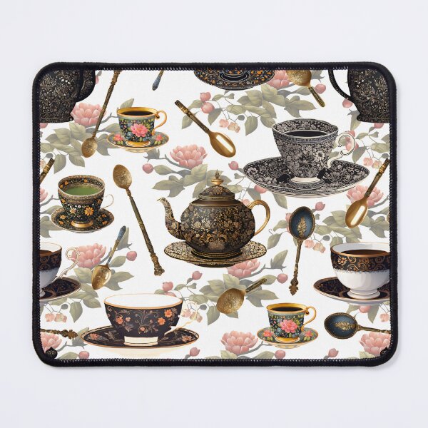 Item preview, Vintage Tea Cup and Spoon | Vintage Art designed and sold by UnhingedBird.
