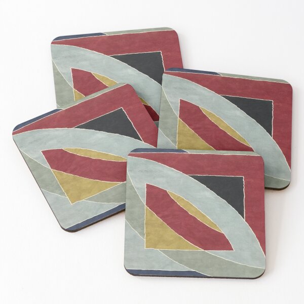 Item preview, river of ponds  - Original Paintings by Frank Stella, Frank Stella Geometric Abstract Art designed and sold by OilArtLittle.