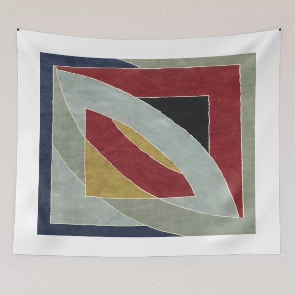 Item preview, river of ponds  - Original Paintings by Frank Stella, Frank Stella Geometric Abstract Art designed and sold by OilArtLittle.