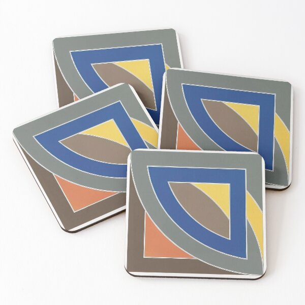 Item preview, river of ponds i  - Original Paintings by Frank Stella, Frank Stella Geometric Abstract Art designed and sold by OilArtLittle.
