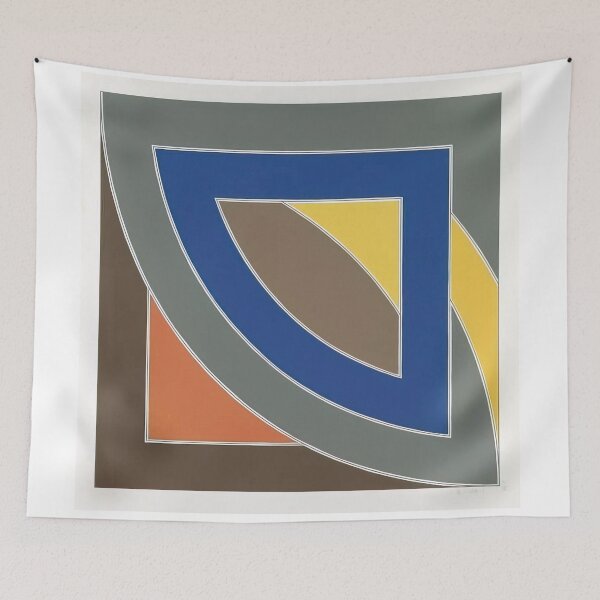 Item preview, river of ponds i  - Original Paintings by Frank Stella, Frank Stella Geometric Abstract Art designed and sold by OilArtLittle.