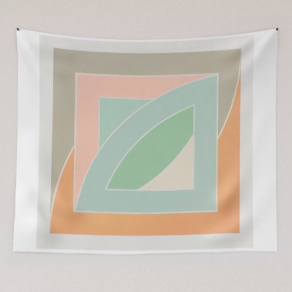 Item preview, river of ponds iv  - Original Paintings by Frank Stella, Frank Stella Geometric Abstract Art designed and sold by OilArtLittle.