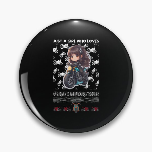 Item preview, Just A Girl Who Loves Anime & Motorcycles designed and sold by Tokyotopia.