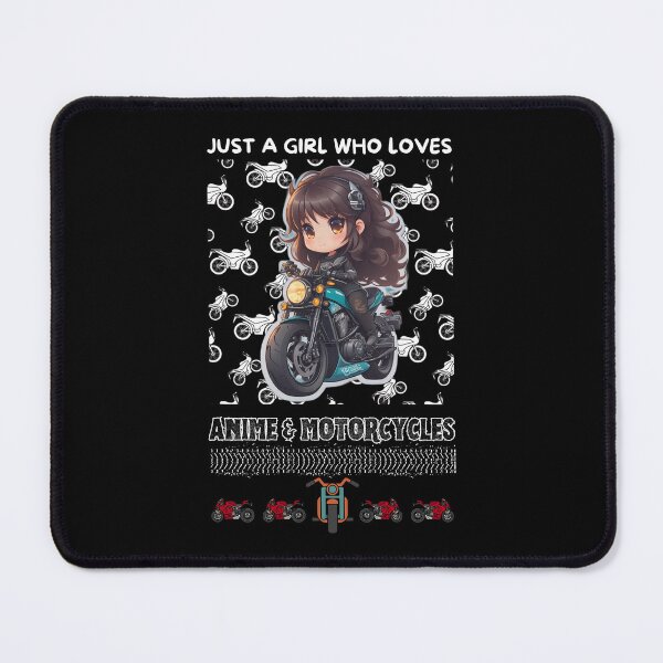 Item preview, Just A Girl Who Loves Anime & Motorcycles designed and sold by Tokyotopia.