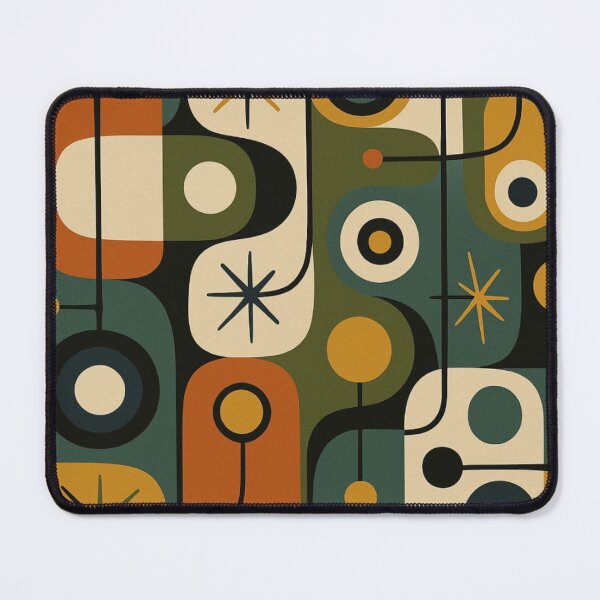 Item preview, Retro Mid Century Modern Starburst Pattern designed and sold by tonymagnerart.