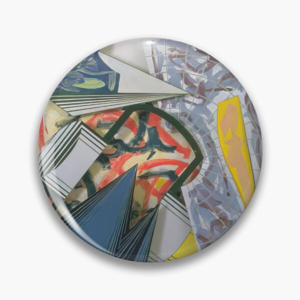 Item preview, salta nel mio sacco  - Original Paintings by Frank Stella, Frank Stella Geometric Abstract Art designed and sold by OilArtLittle.