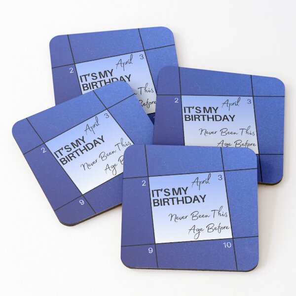 Item preview, April 3rd birthdays (in blue aesthetics) designed and sold by serenebookworm.