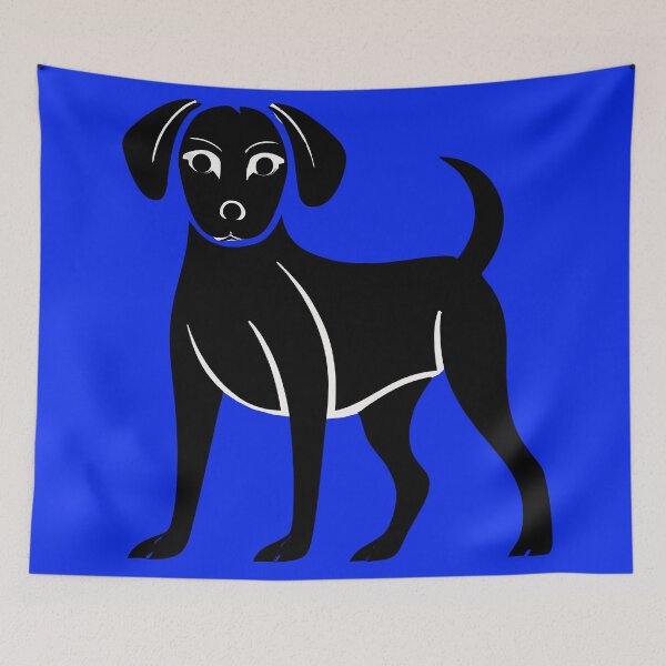 Item preview, Stylized Black Dog Modern Design 5 designed and sold by DigitalandPhoto.