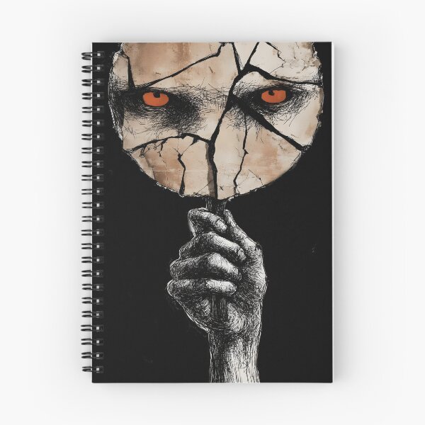 Item preview, Creepy Cracked Mirror Dark Gothic Horror Reflection designed and sold by Shoot-The-Moon.