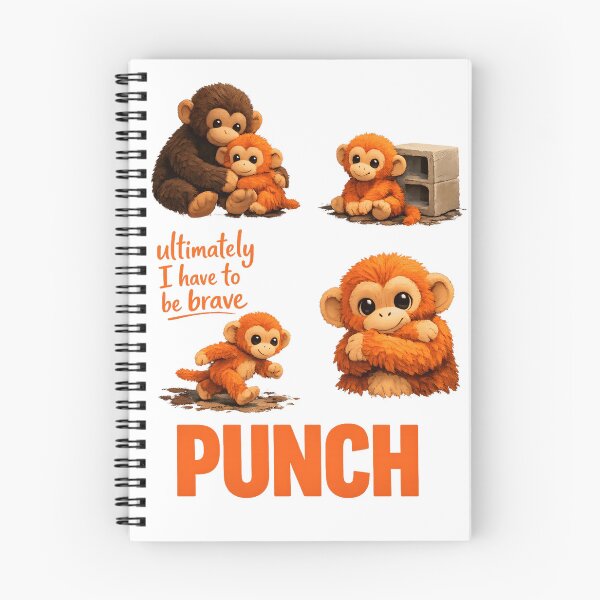 Item preview, Brave Monkey Motivational Quote  Jungle Nursery Wall Decor designed and sold by designleon19.