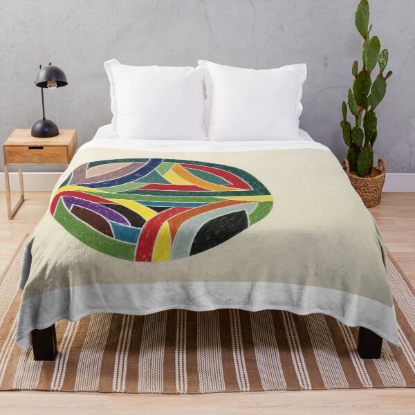 Item preview, sinjerli variation iv  - Original Paintings by Frank Stella, Frank Stella Geometric Abstract Art designed and sold by OilArtLittle.