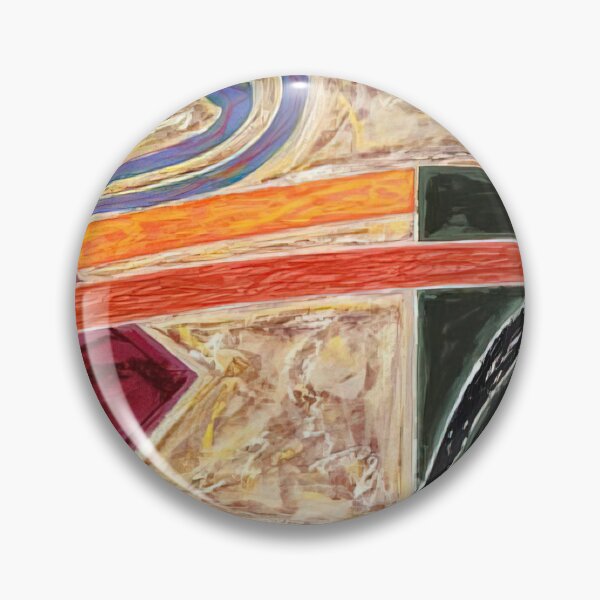 Item preview, star of persia - Original Paintings by Frank Stella, Frank Stella Geometric Abstract Art designed and sold by OilArtLittle.